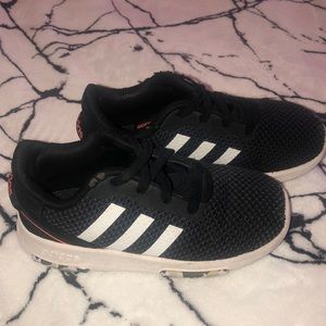 Black and white Adidas size 10 good condition. Pet free home. Smoke free home.